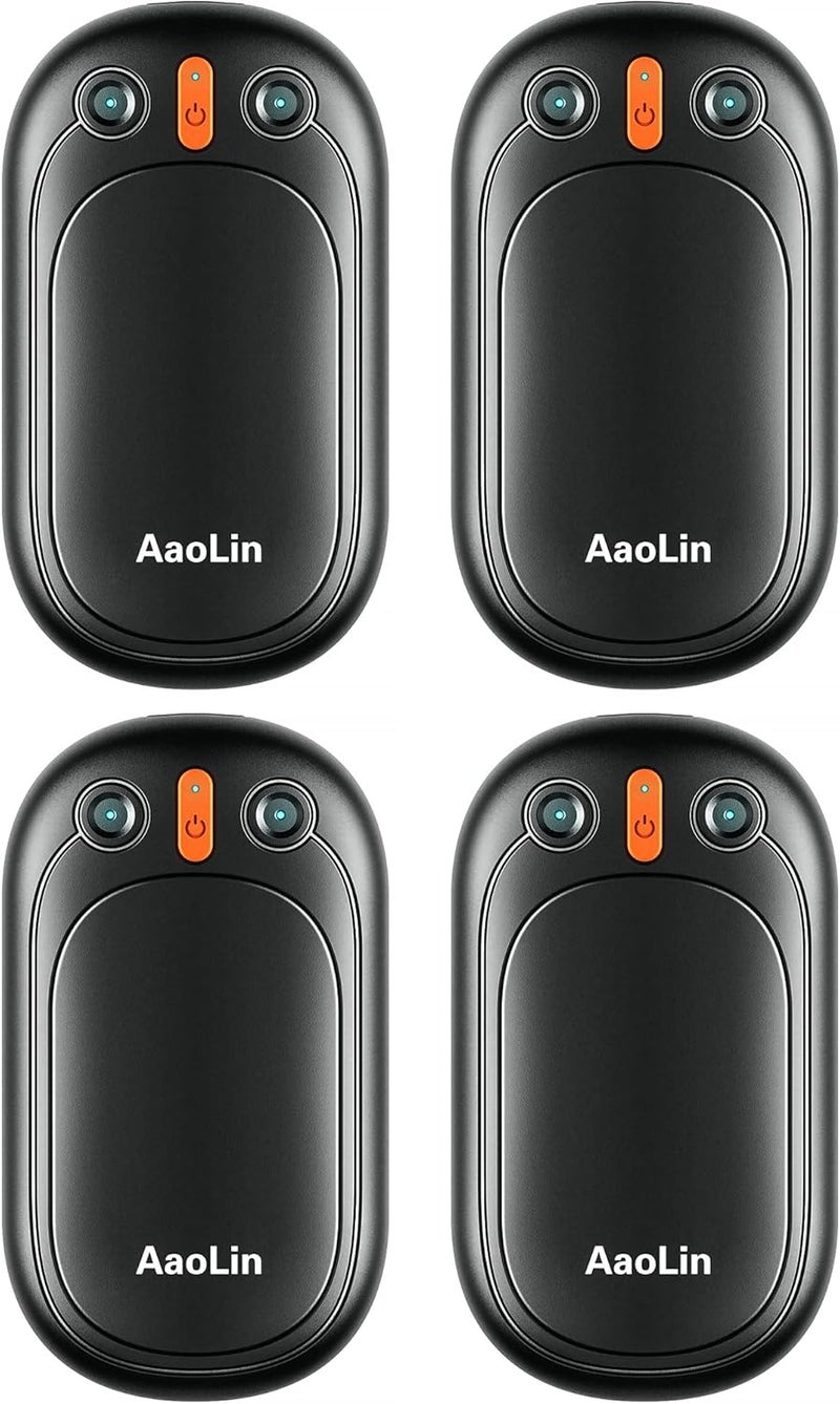 AaoLin AI Hand Warmers Rechargeable, 2 Pack Electric Hand Warmers Reusable, 12Hrs Long Heating, Portable Pocket Handwarmer Great Gift for Outdoors, Camping, Golf, Hunting Gear - Image 1